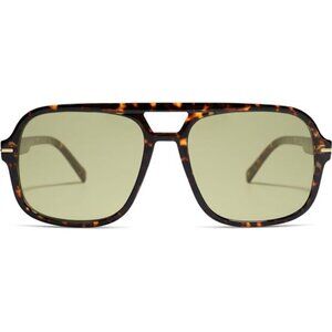 Retro Aviator Sunglasses Women Men Vintage Square Oversized UV Protection 70s